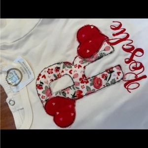 “Rosalie” appliqué bodysuit
